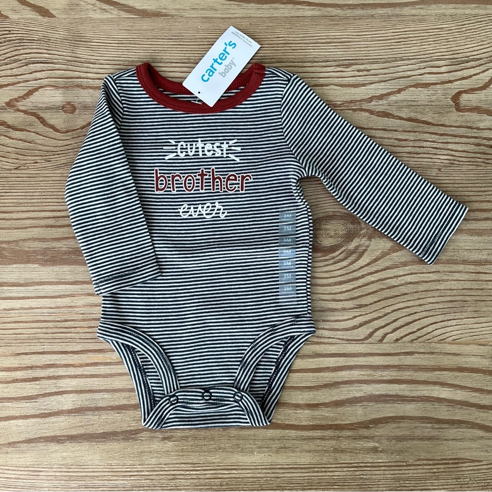 Carter’s Cutest Brother Ever Long Sleeve Bodysuit